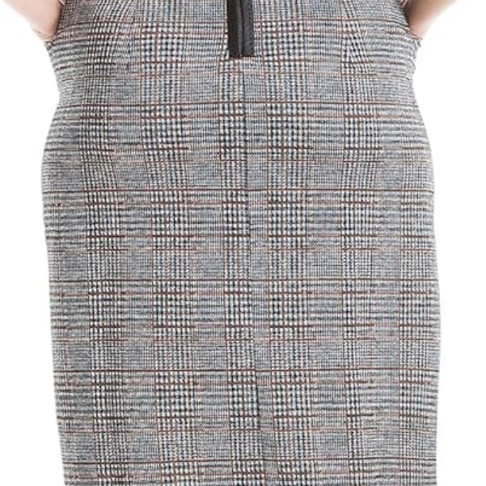 Max Studio Small glen plaid short sleeve dress - Picture 8 of 15